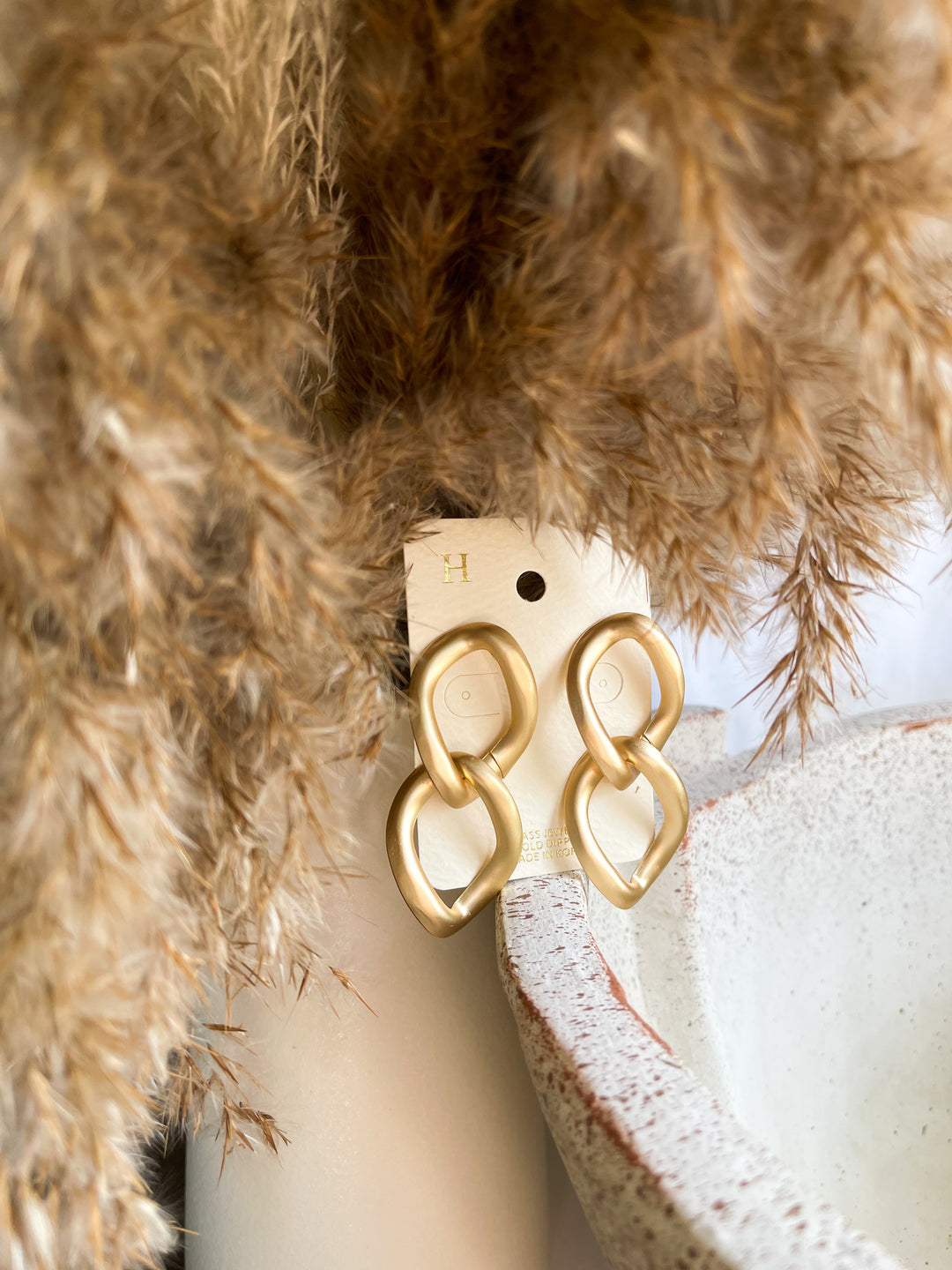 Large Link Earring