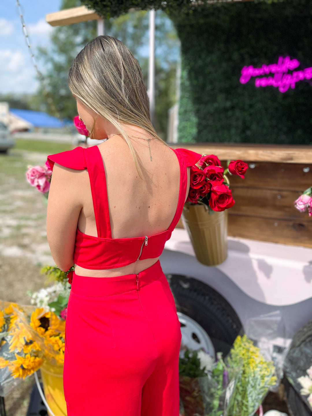 Buenos Aires Ruffled Jumpsuit